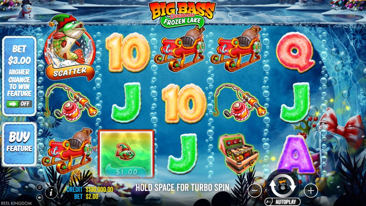 Big Bass Christmas Frozen Lake (Pragmatic Play) Image 2